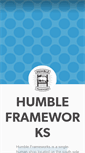 Mobile Screenshot of humbleframeworks.cc